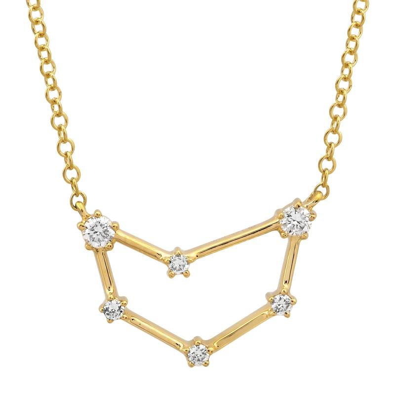 14K Diamond Constellation Necklace - Nolita