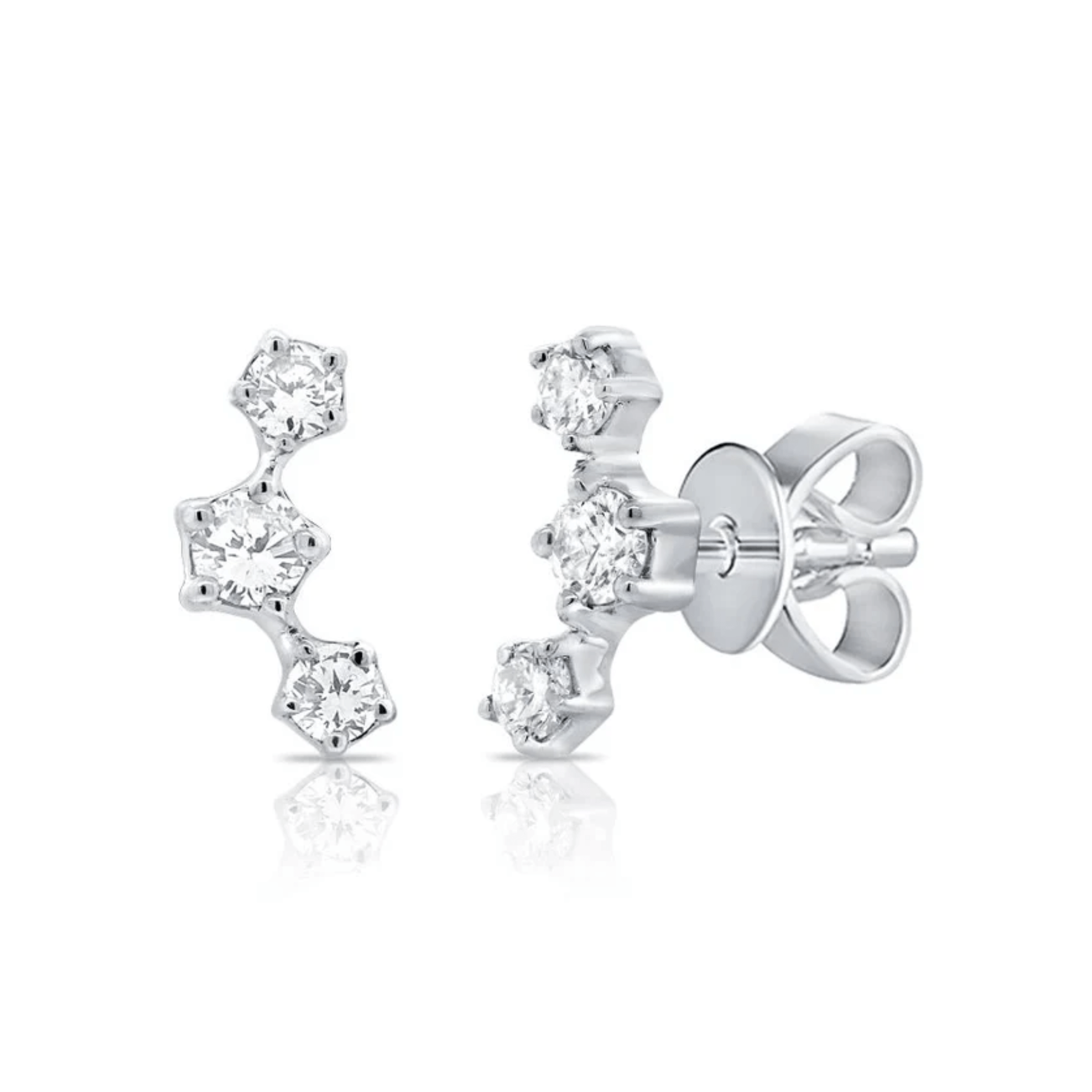 14K Diamond Constellation Studs - Nolita