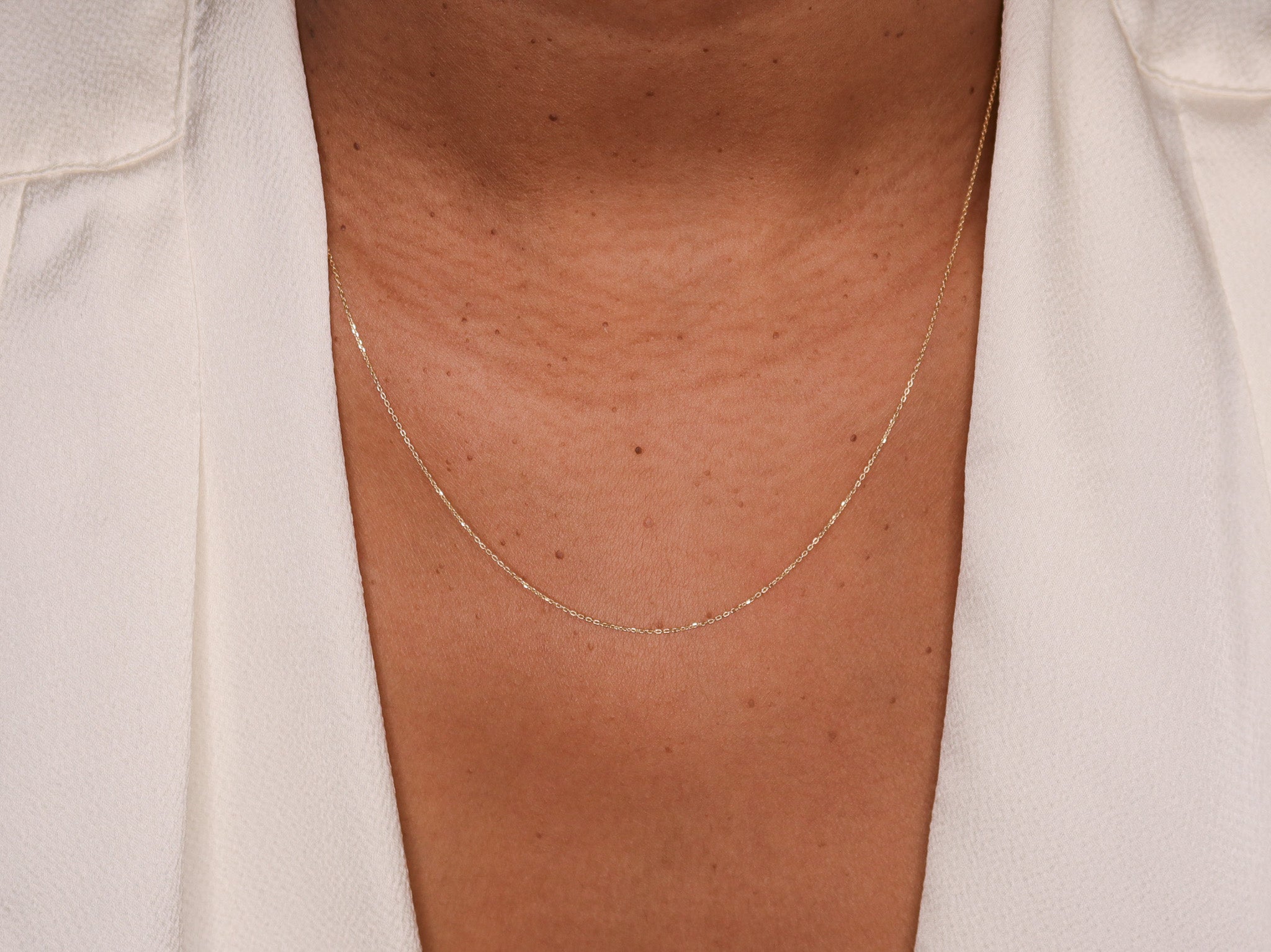 14K Diamond Cut Cable Chain - Nolita