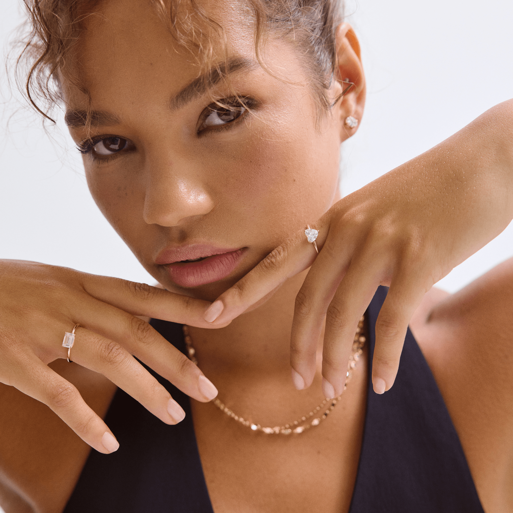 14K Gold Mirror Chain Link Necklace - Nolita