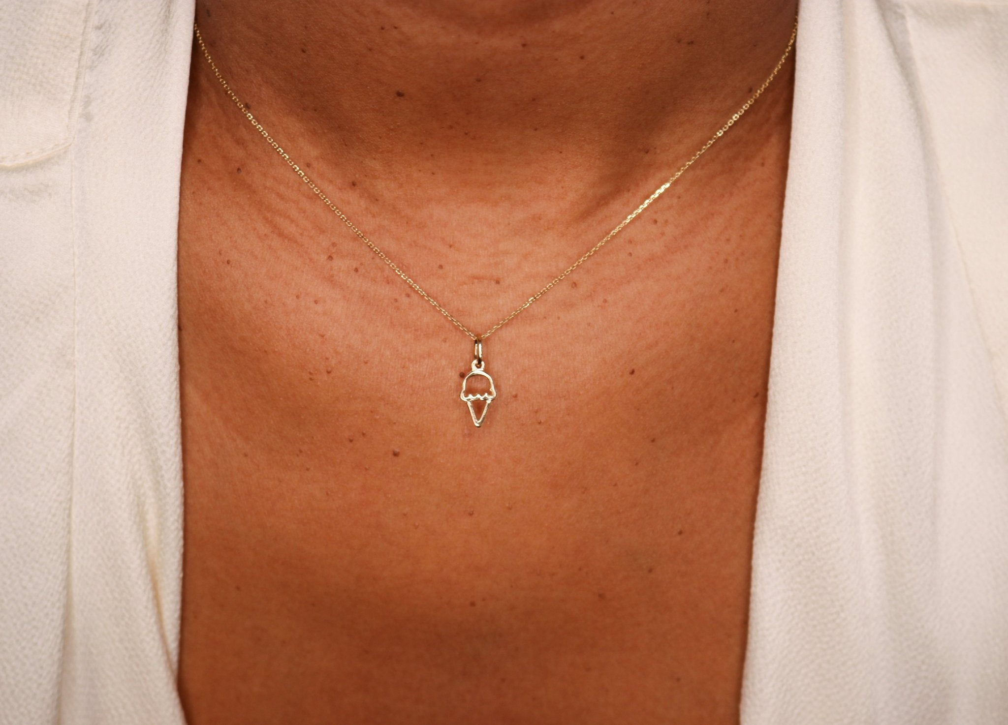 14K Ice Cream Charm - Nolita