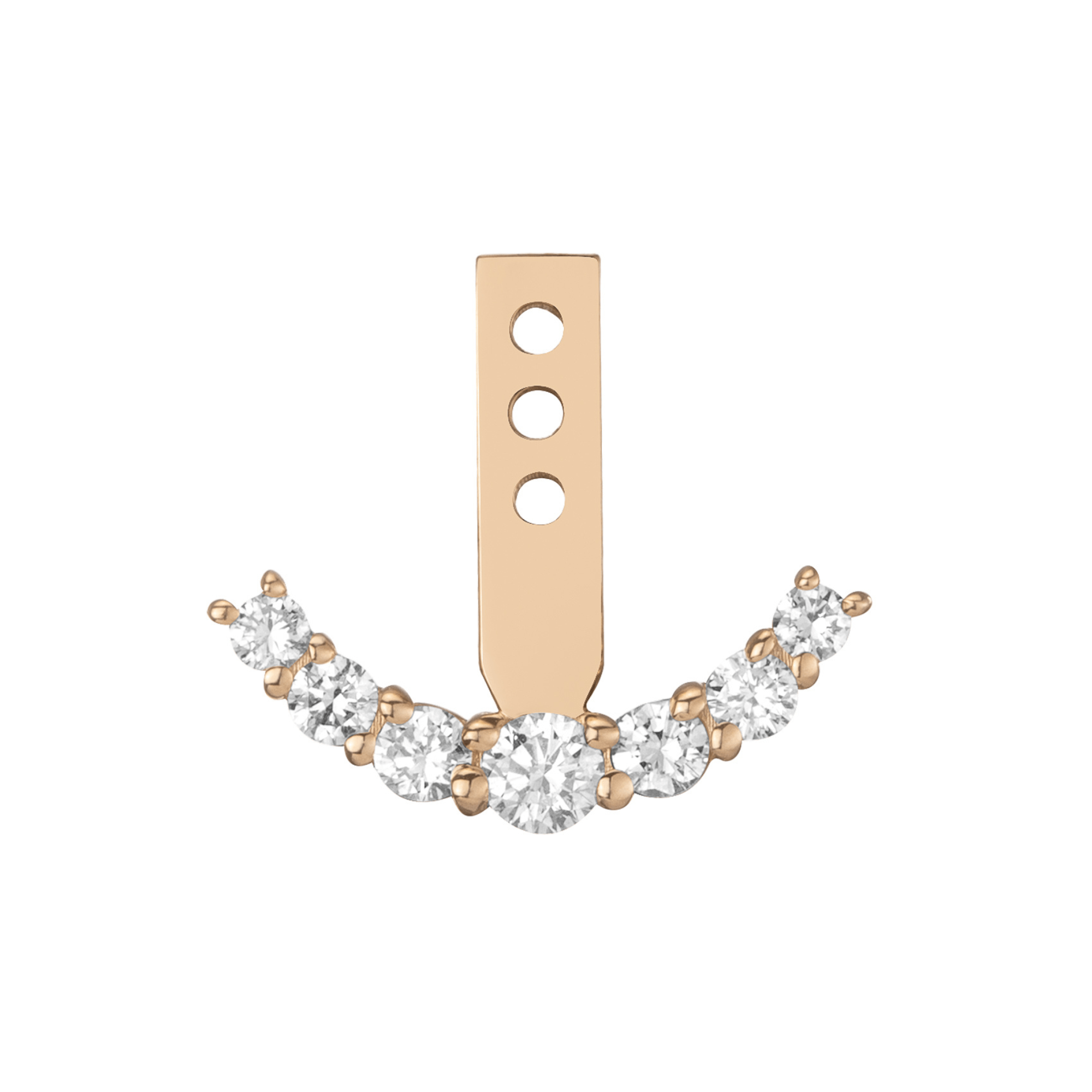 14K Lab Diamond Earring Jacket - Nolita