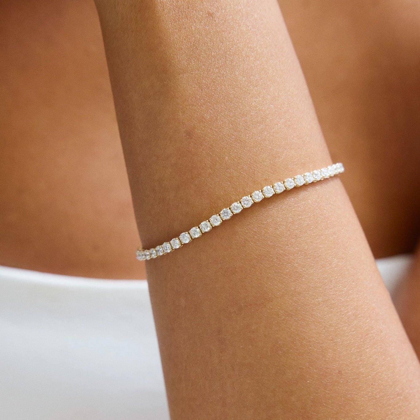 14K Lab Grown Diamond Tennis Bracelet by Nolita Diamonds
