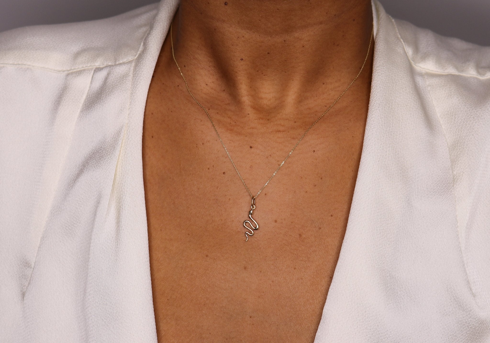 14K Snake Charm - Nolita