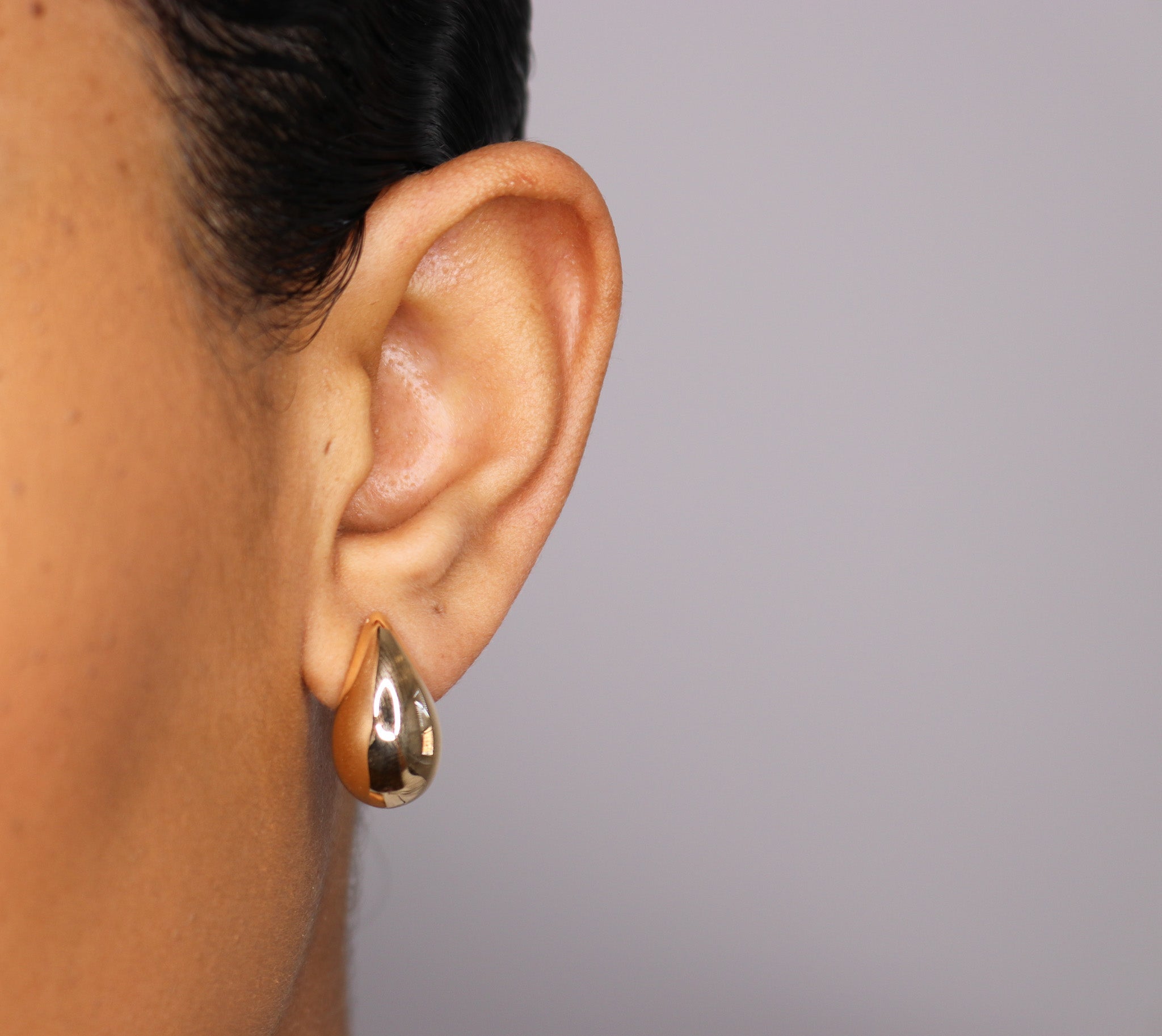 14K Bubble Tear Drop Earrings - Nolita