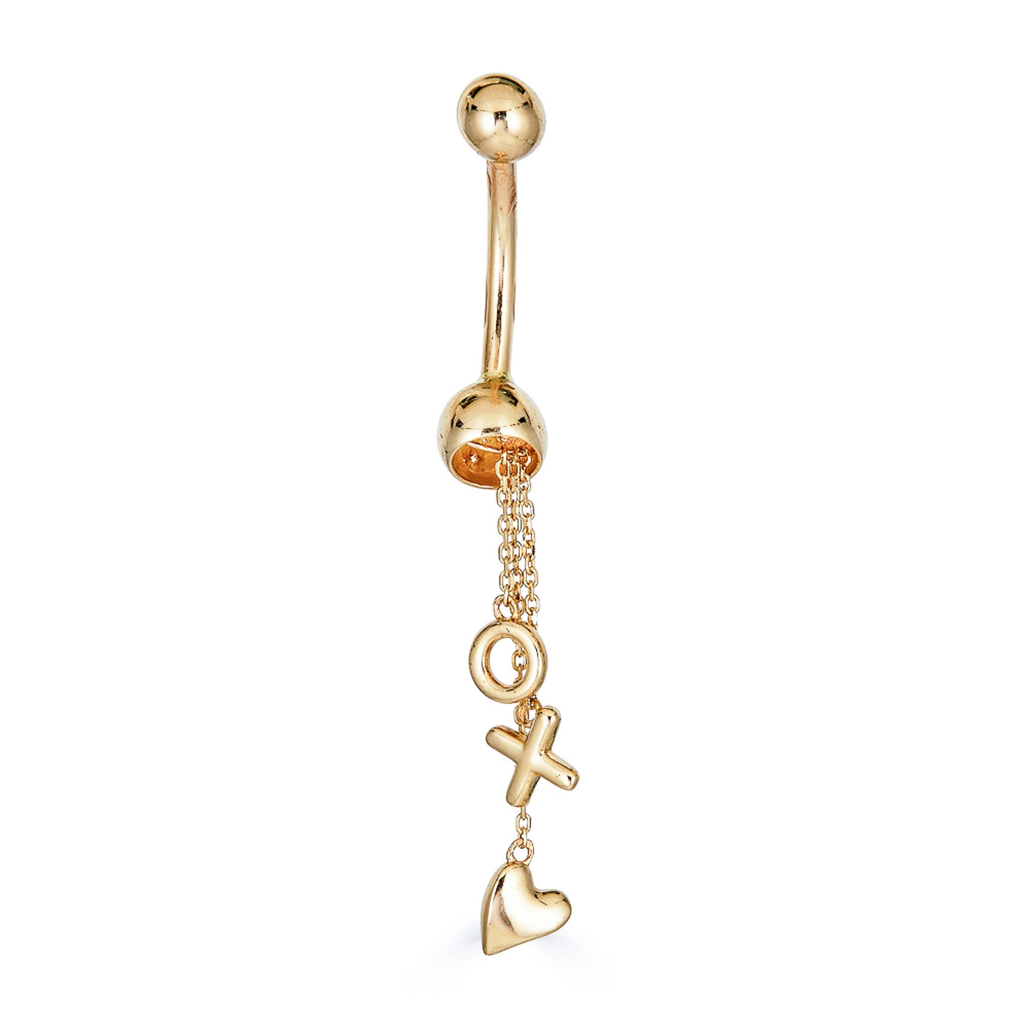 14K Charm Belly Ring - Nolita