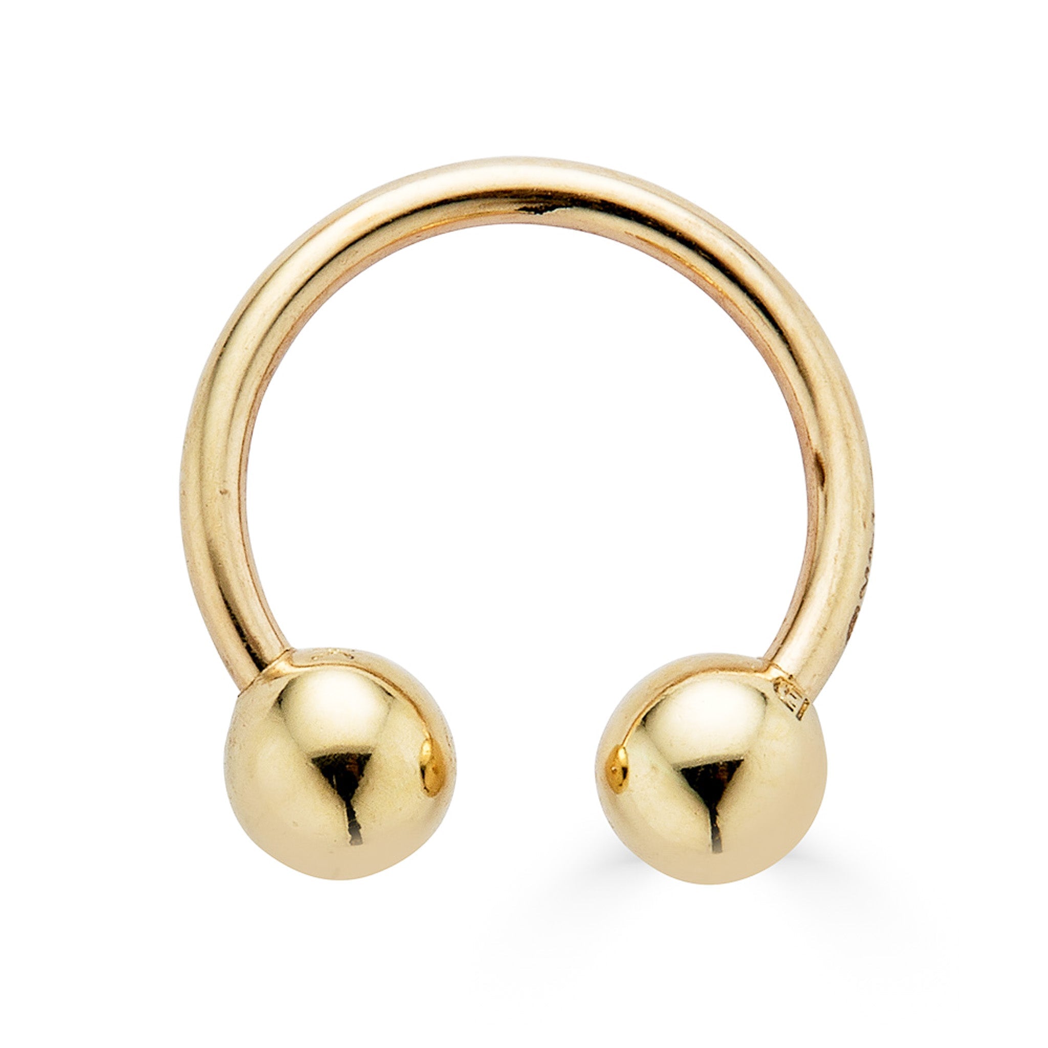 14K Circular Barbell - Nolita