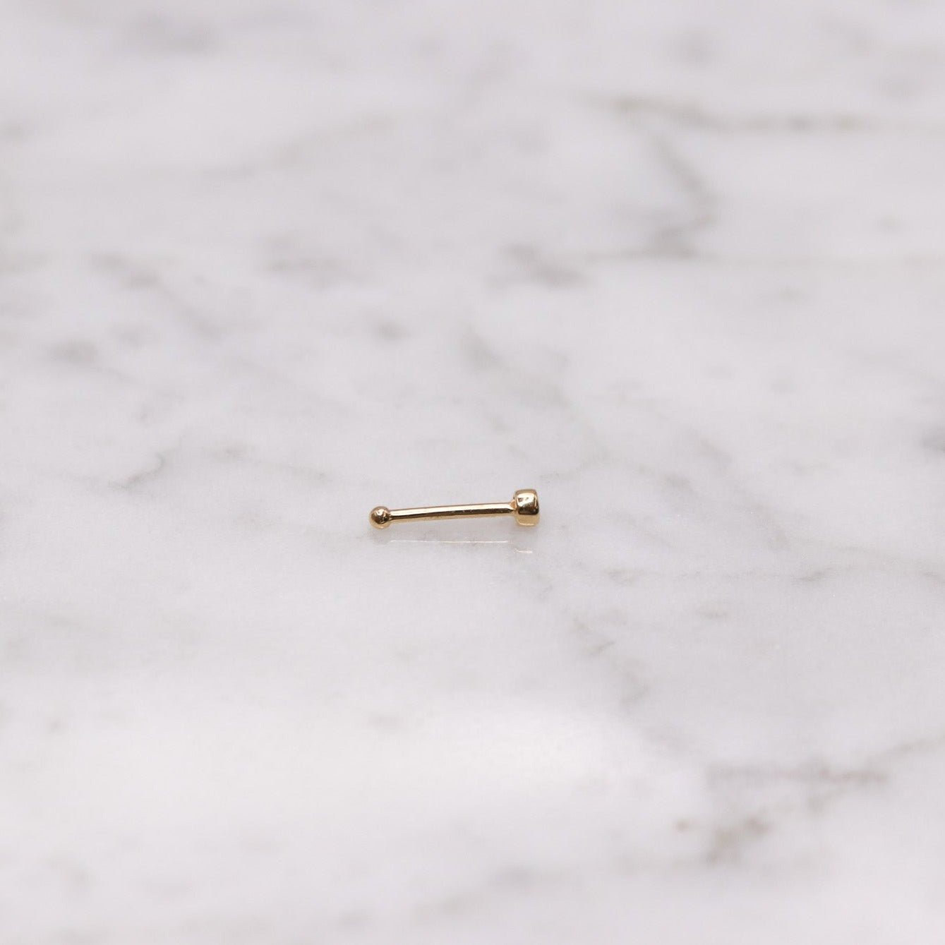 14K CZ Nose Stud - Nolita