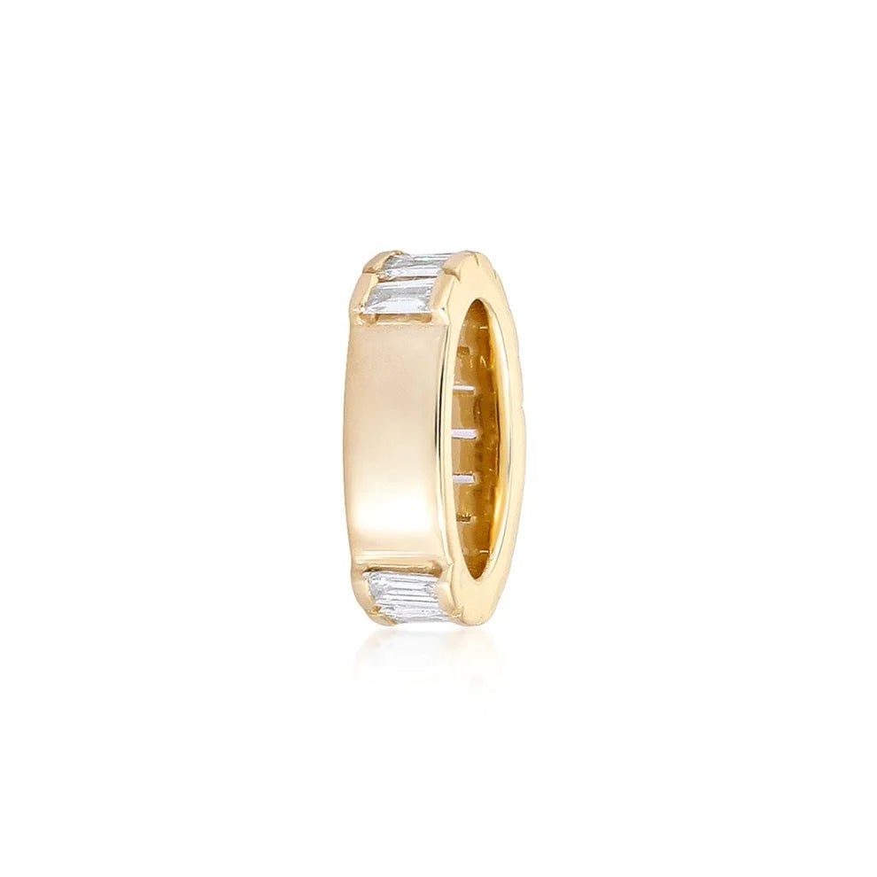 14K Diamond Baguette Spacer Bead - Nolita