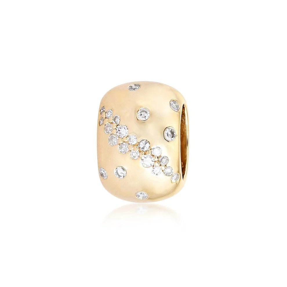 14K Diamond Cascade Spacer Bead - Nolita