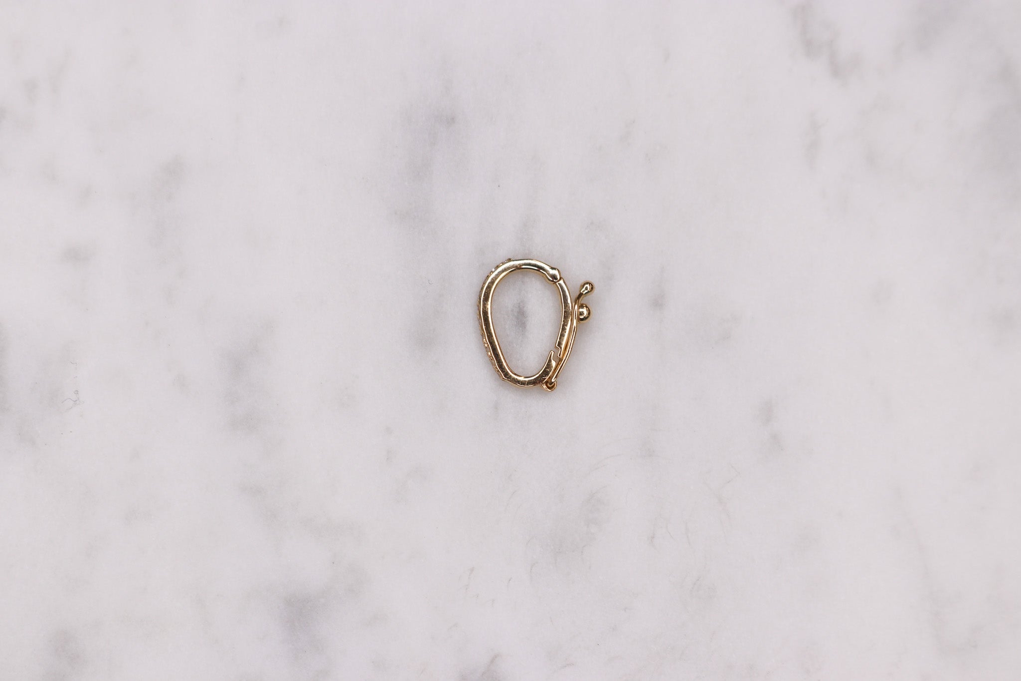 14K Diamond Clasp Lock - Nolita