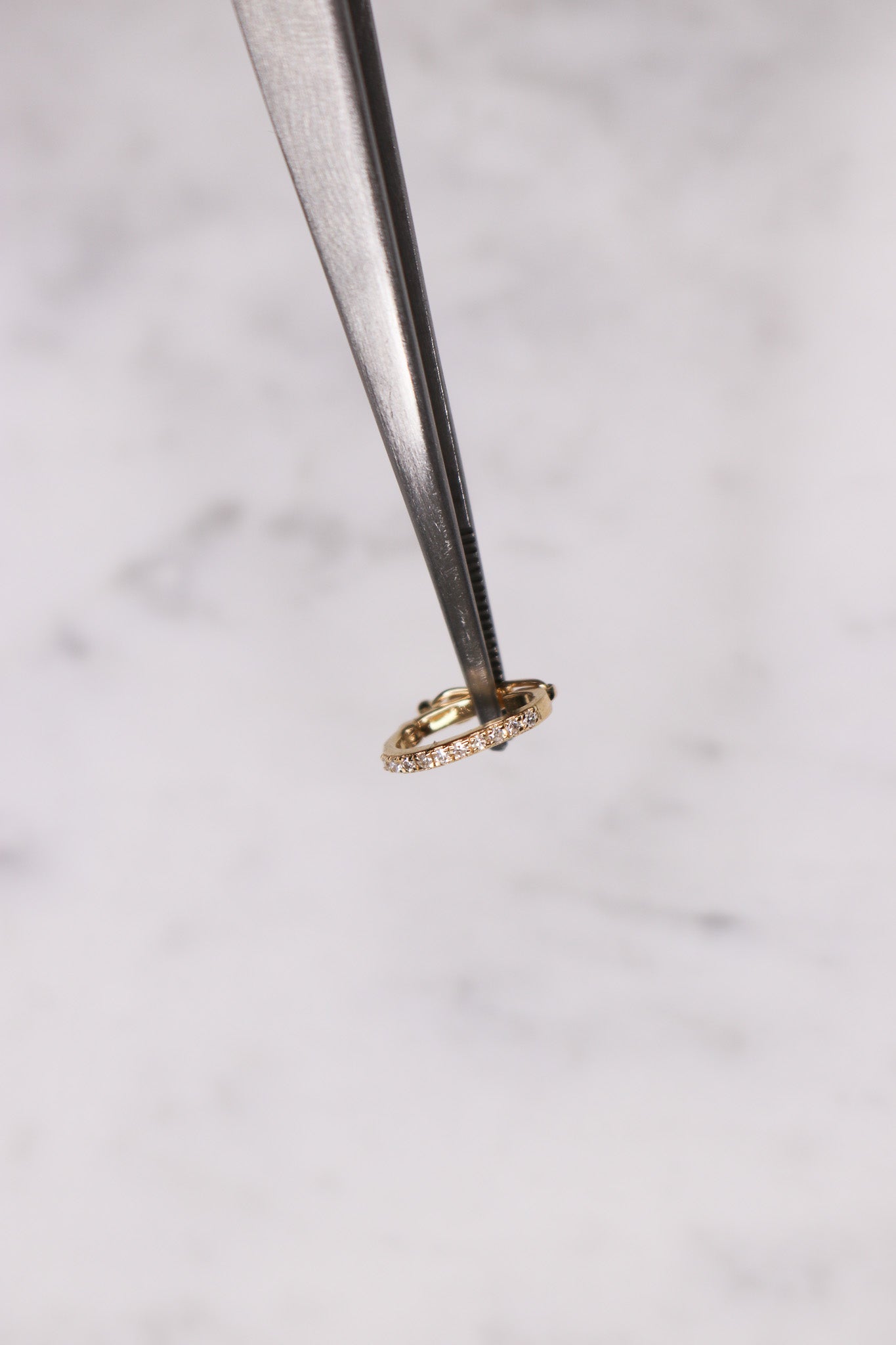 14K Diamond Clasp Lock - Nolita