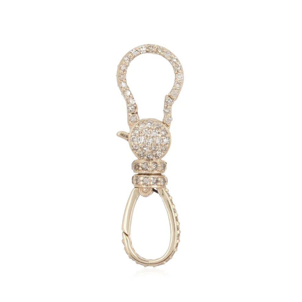 14K Diamond Double Sided Clasp - Nolita