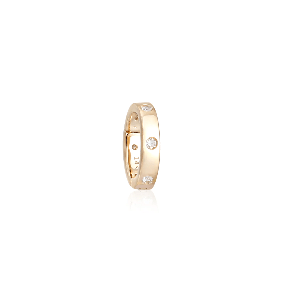 14K Diamond Mini Clasp - Nolita