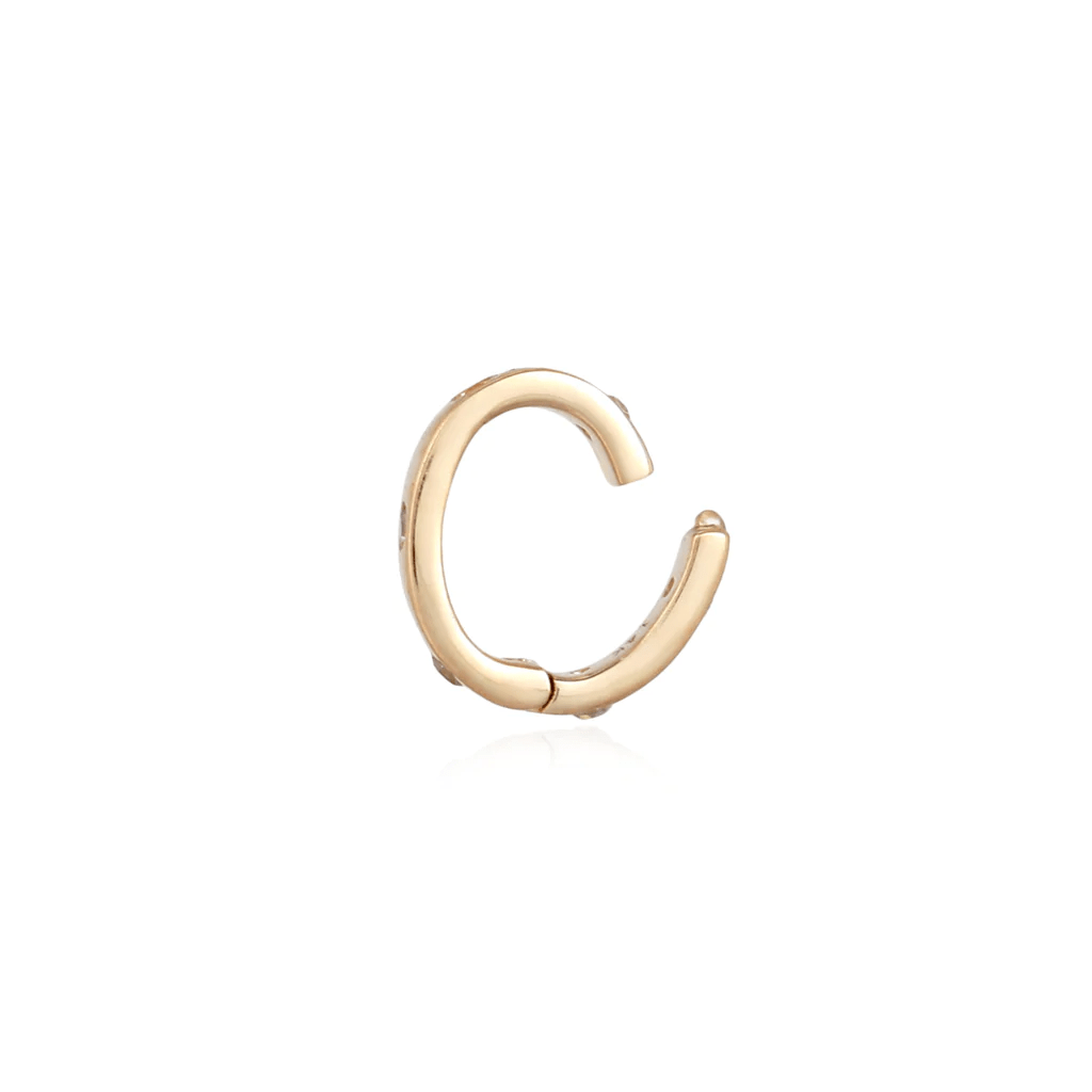 14K Diamond Mini Clasp - Nolita