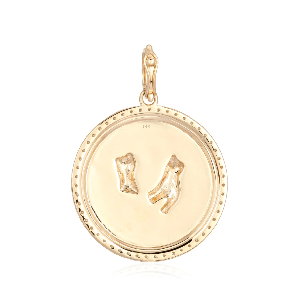 14K Diamond Zodiac Charm - Nolita