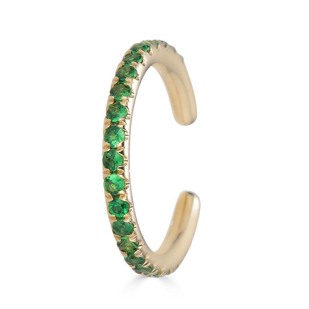 14K Emerald Ear Cuff - Nolita