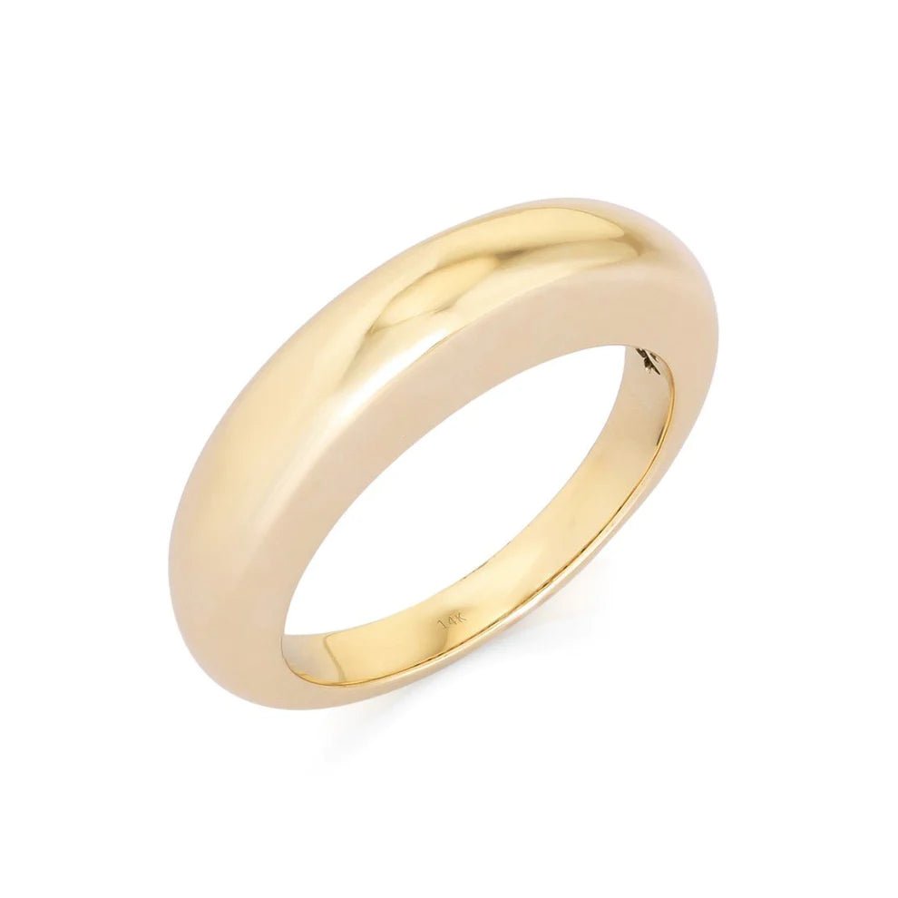 14K Gold Dome Ring - Nolita