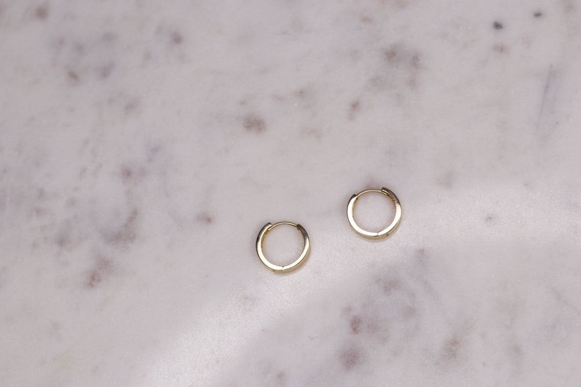 14K Gold Hoop Earrings - Nolita