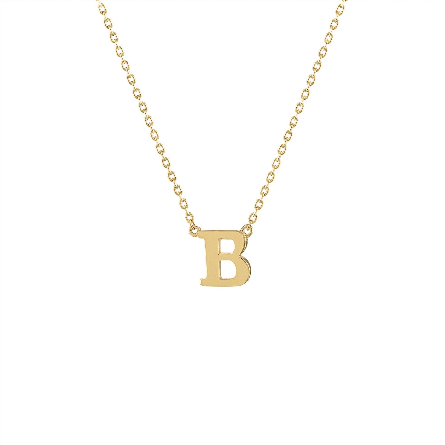 14K Initial Necklace - Nolita