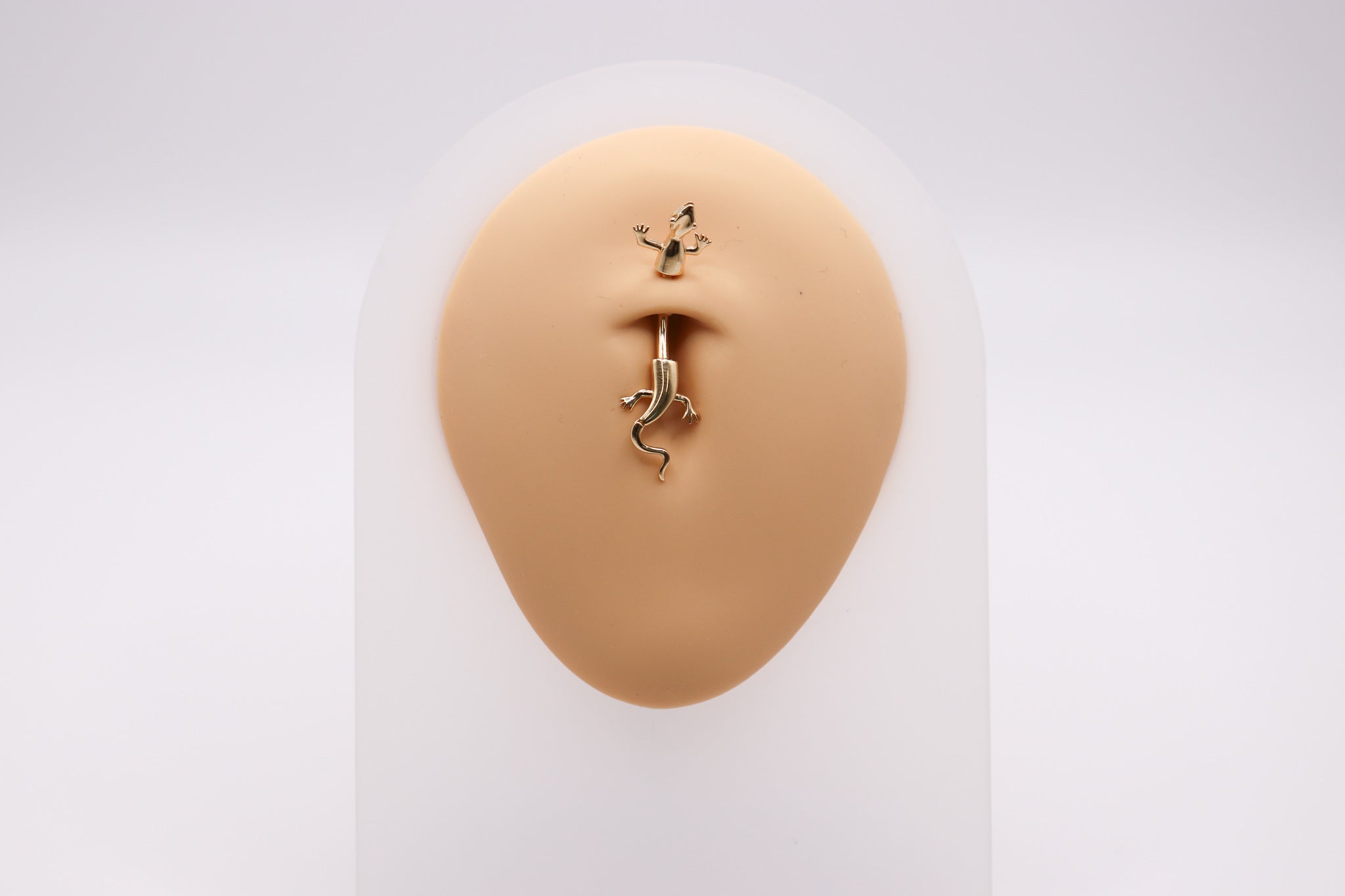 14K Lizard Belly Ring - Nolita