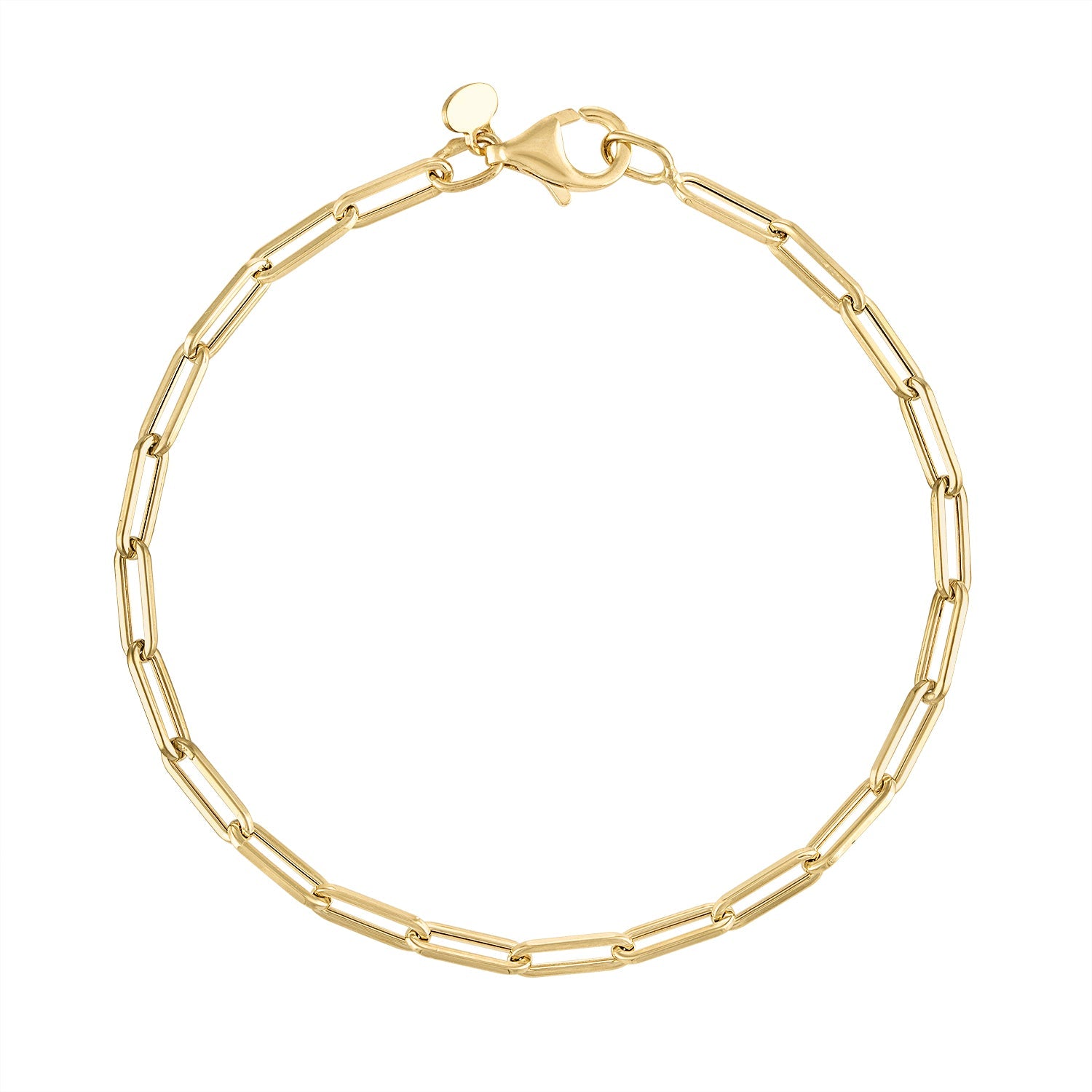 14K Paperclip XS Link Bracelet - Nolita