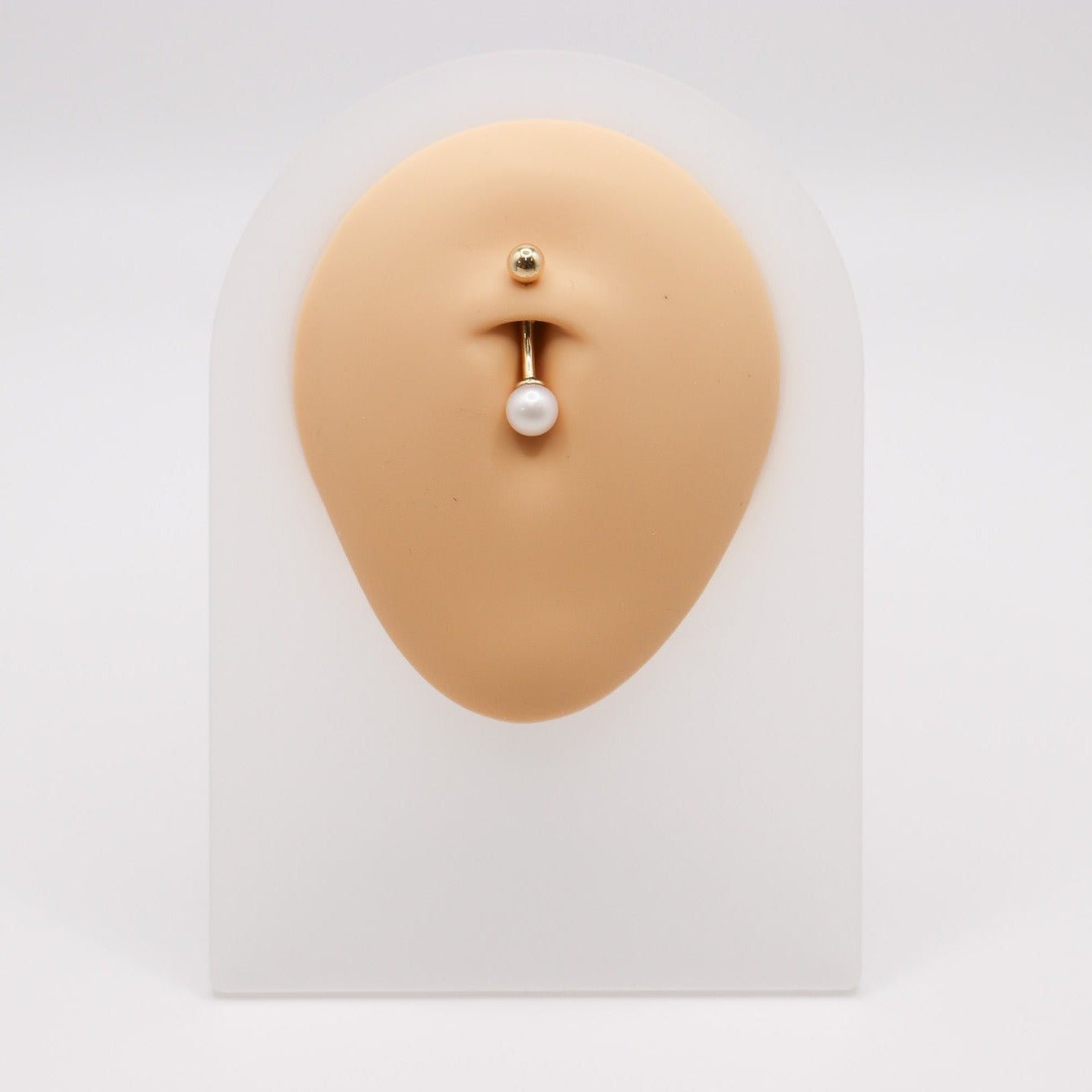 14K Pearl Belly Ring - Nolita