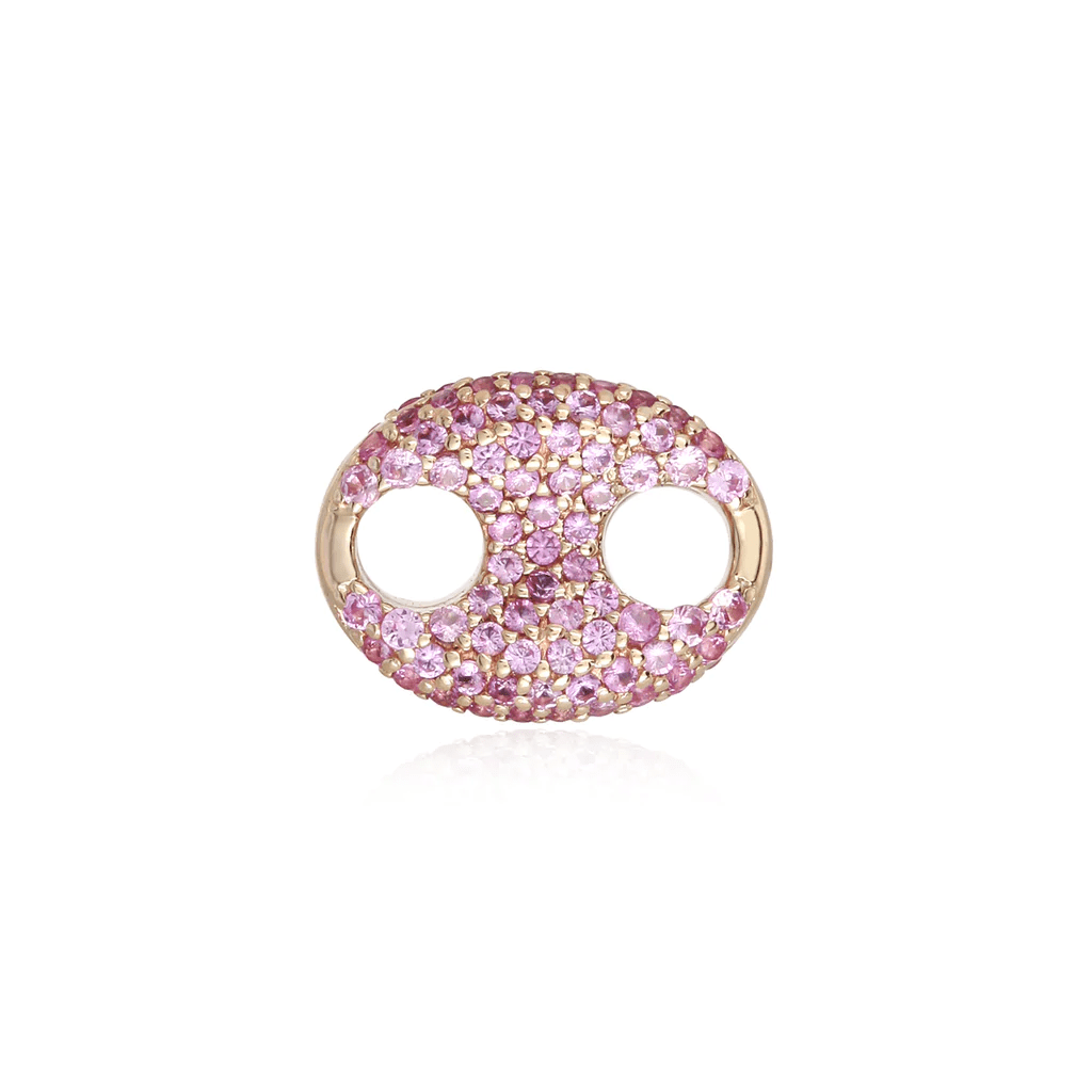 14K Pink Sapphire Mariner Link - Nolita