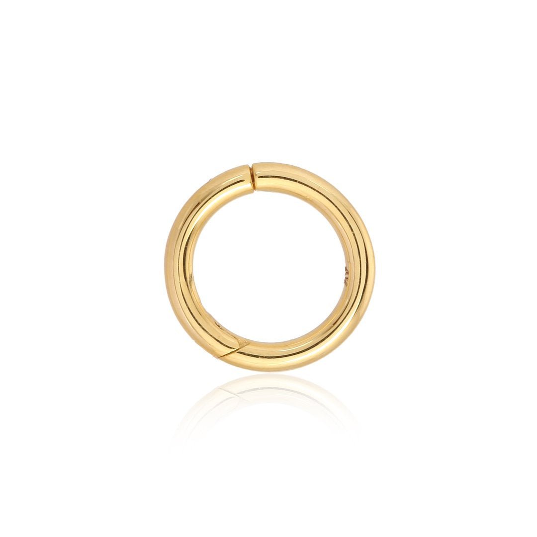 14K Round Charm Lock - Nolita