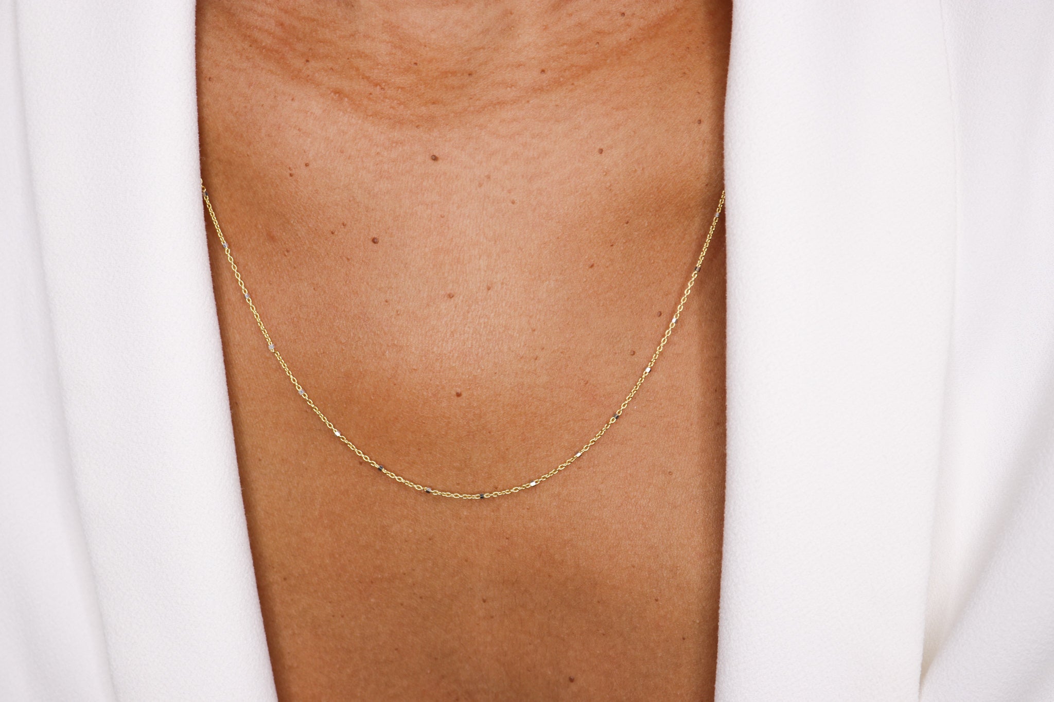 14K Saturn Necklace - Nolita