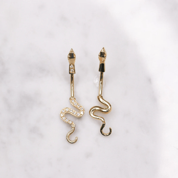 14K Snake Belly Ring - Nolita