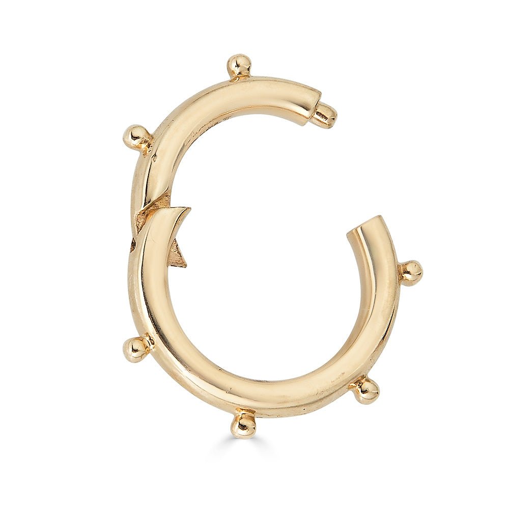 14K Solid Gold Enhancer Charm Lock - Nolita