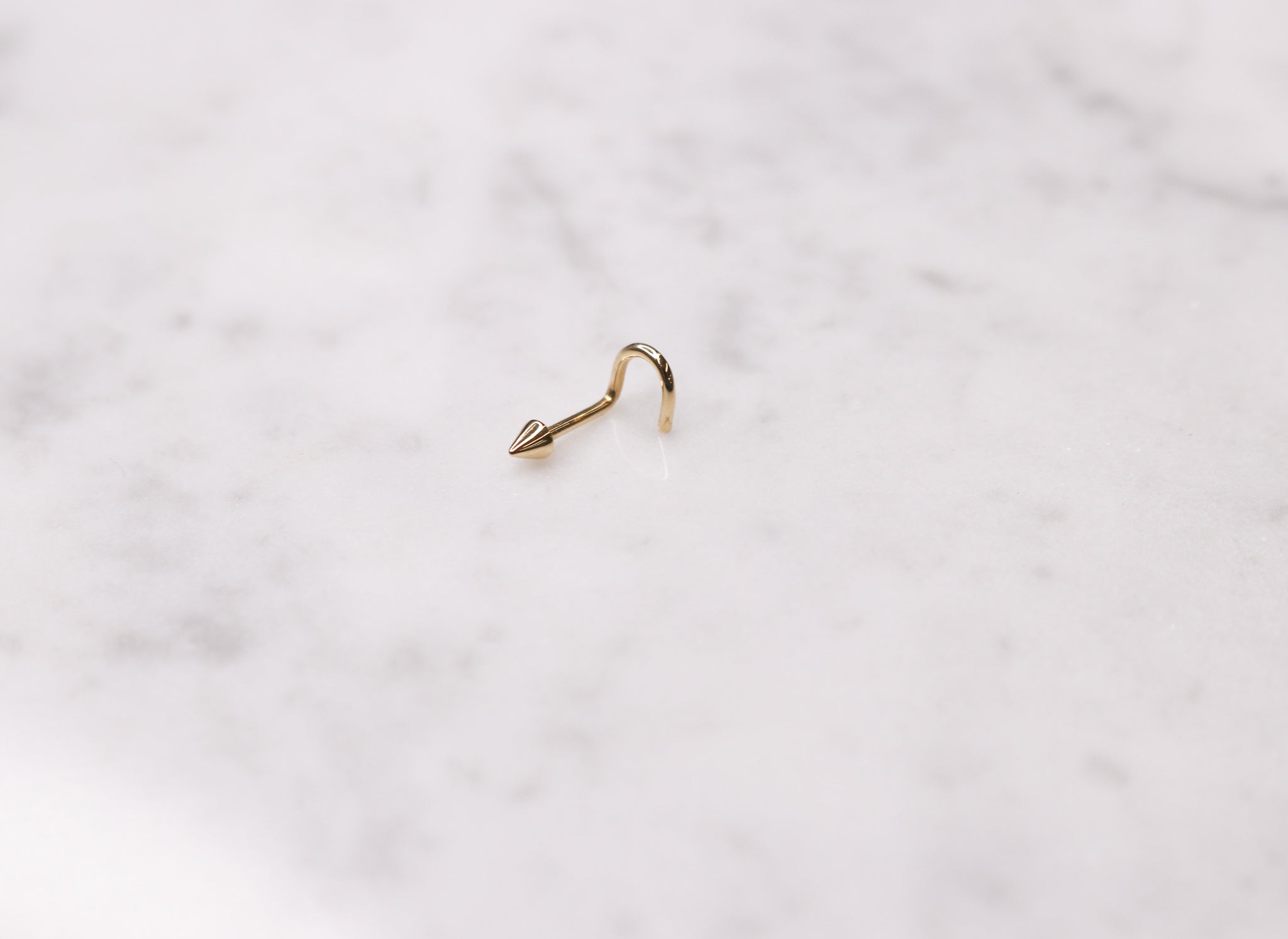 14K Spike Nose Stud - Nolita