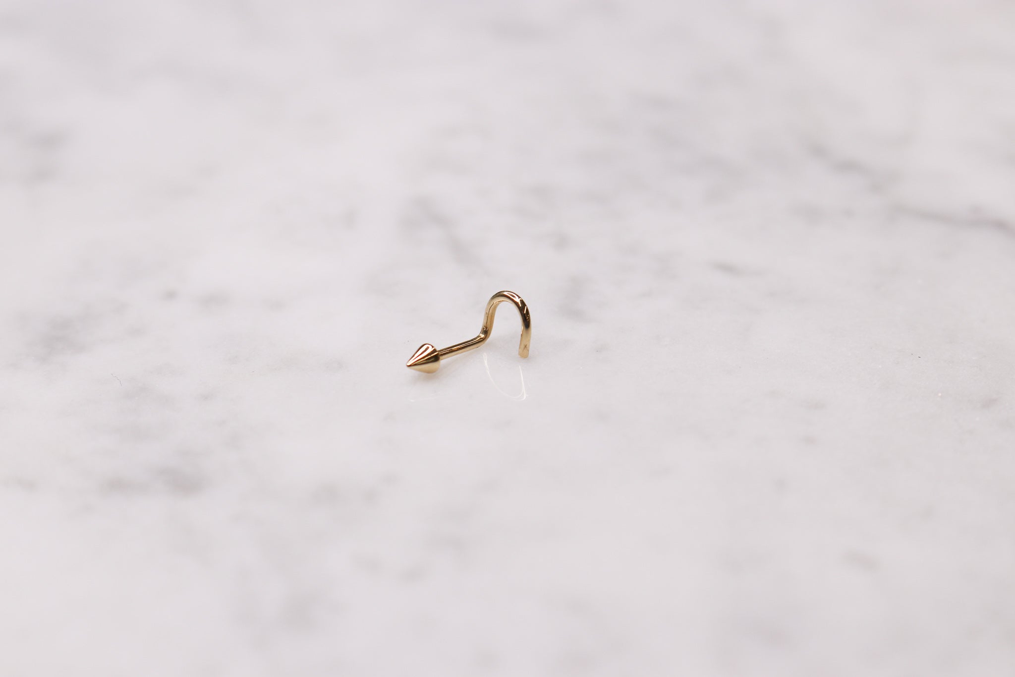14K Spike Nose Stud - Nolita