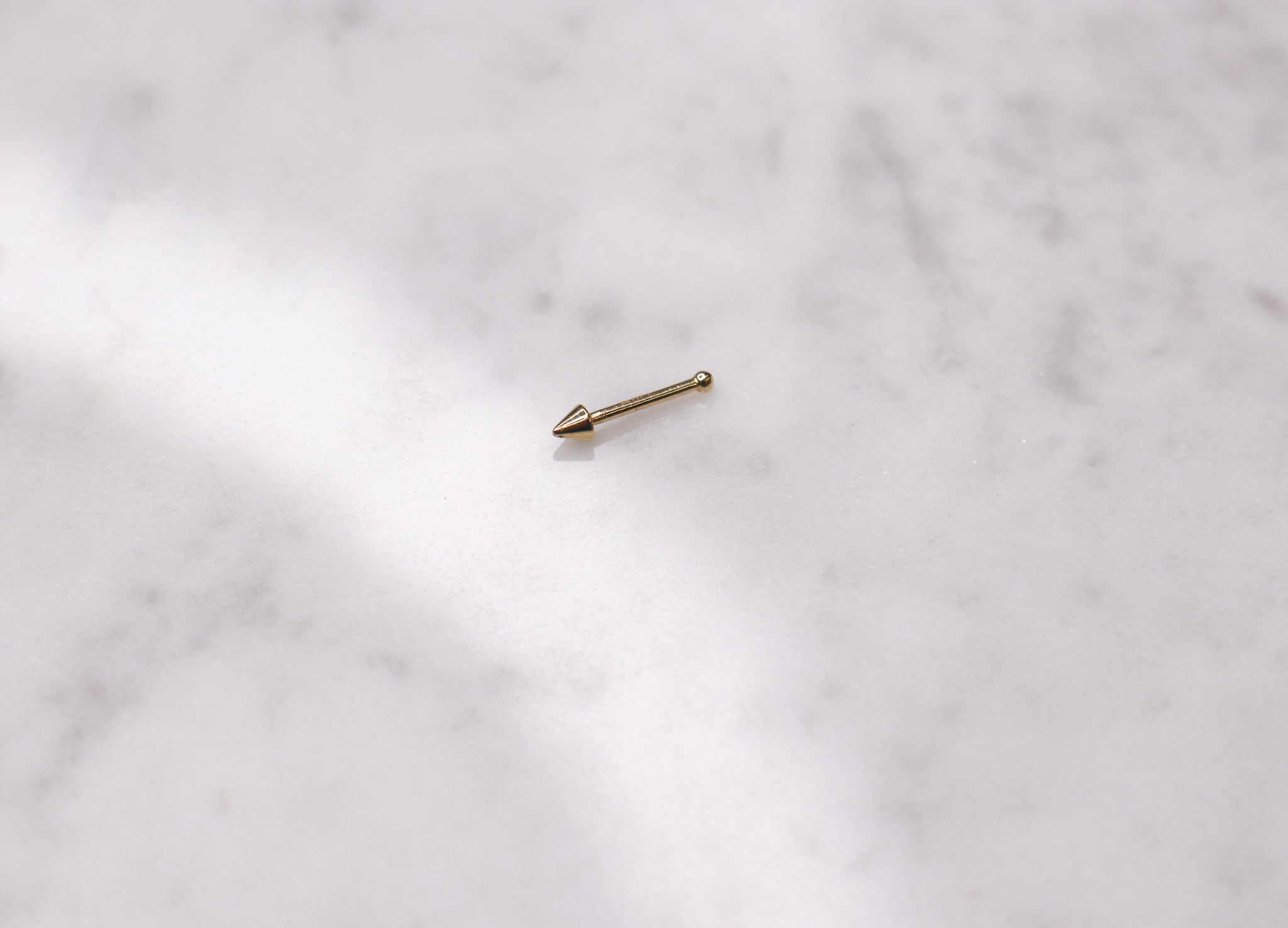 14K Spike Nose Stud - Nolita