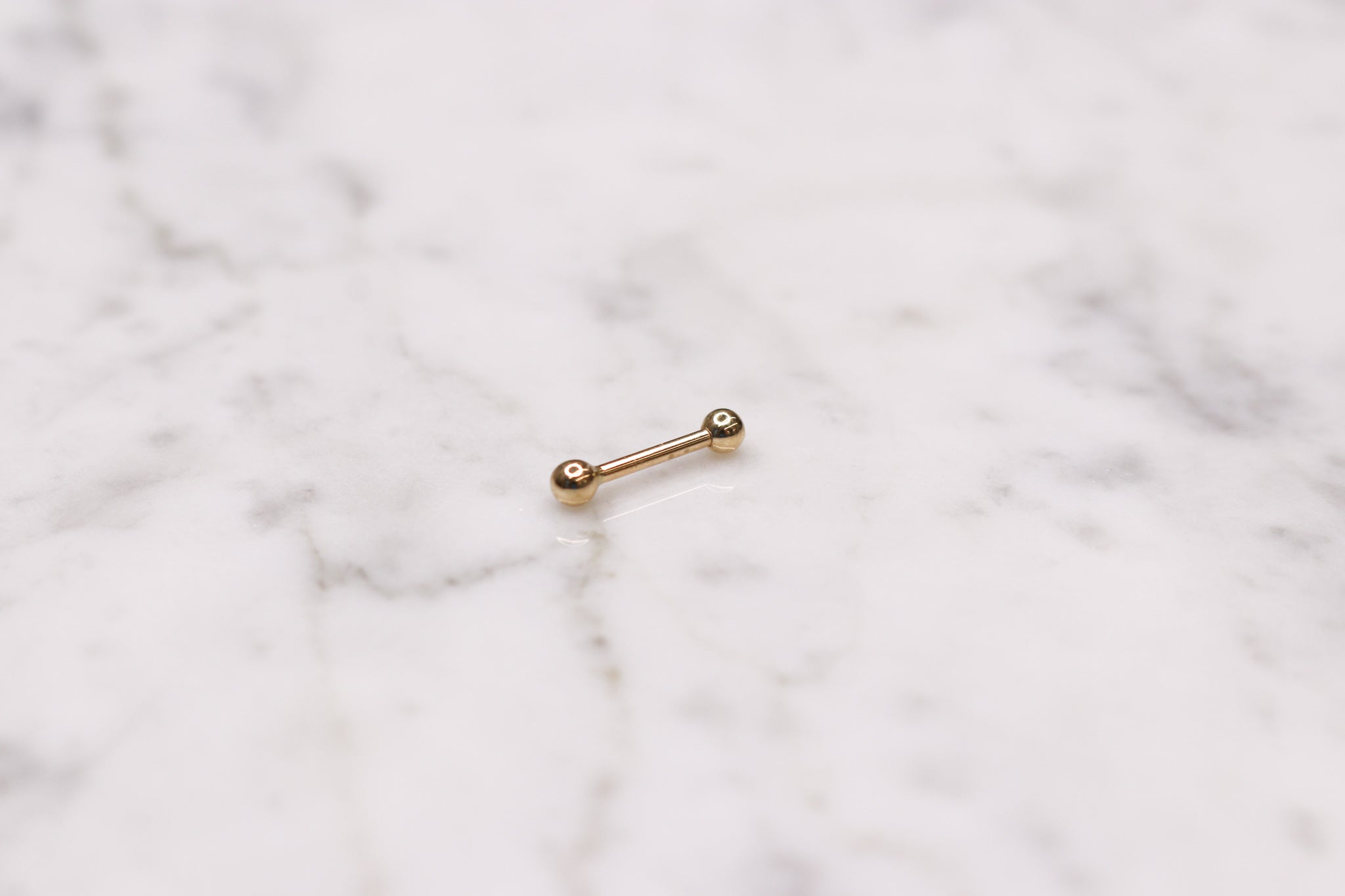 14K Straight Barbell - Nolita