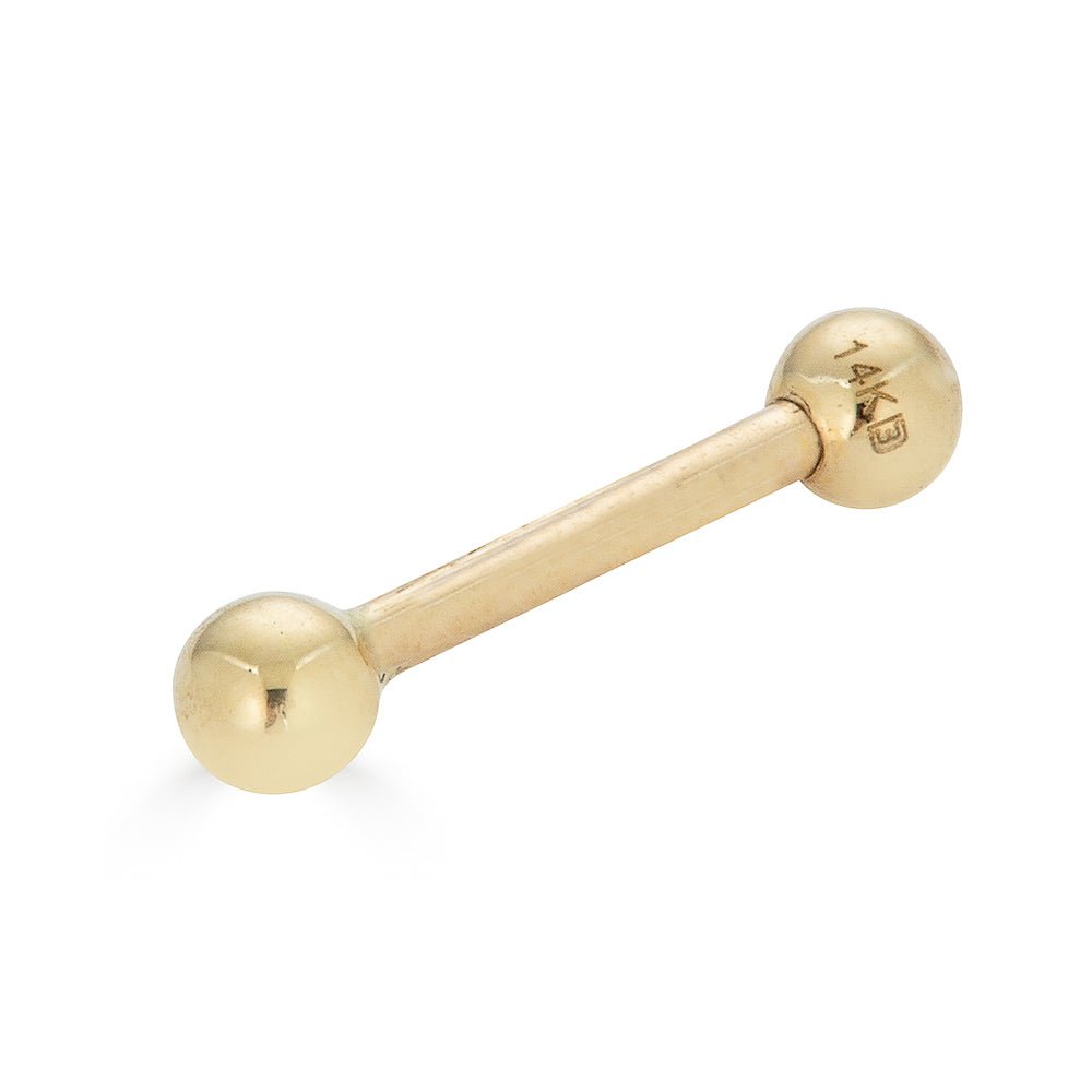14K Straight Barbell - Nolita
