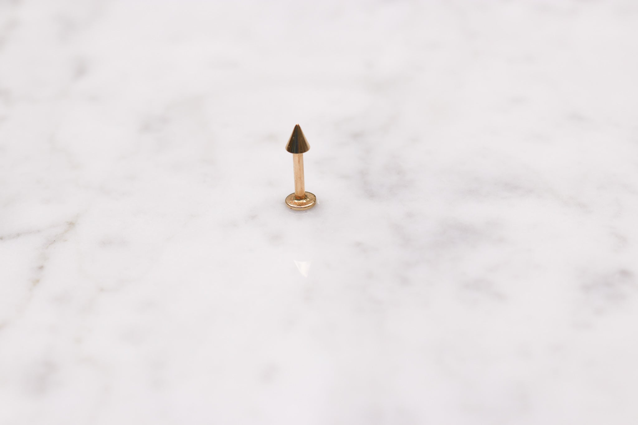 14K Threaded Labret Stud - Nolita