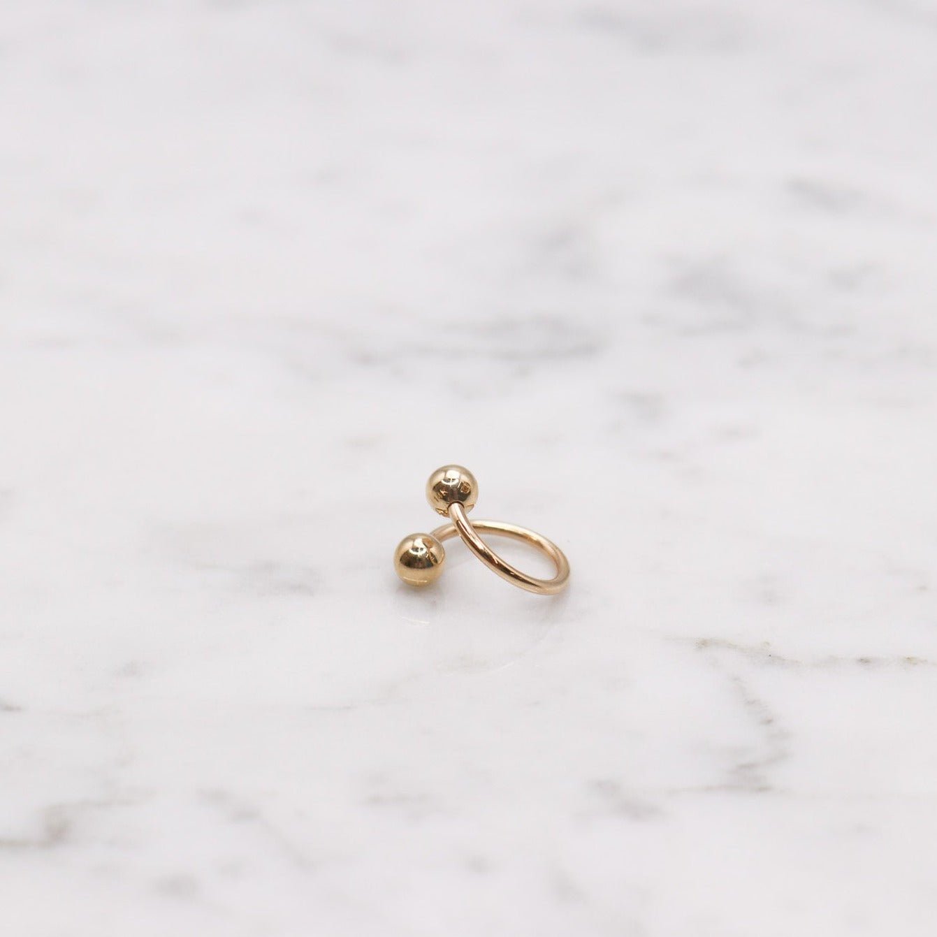 14K Twist Belly Ring - Nolita