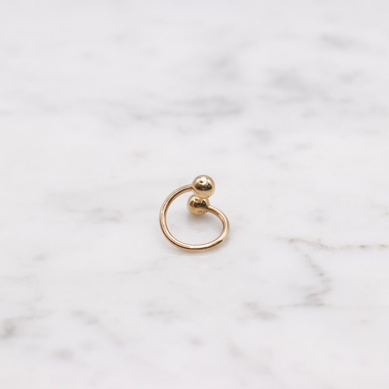 14K Twist Belly Ring - Nolita