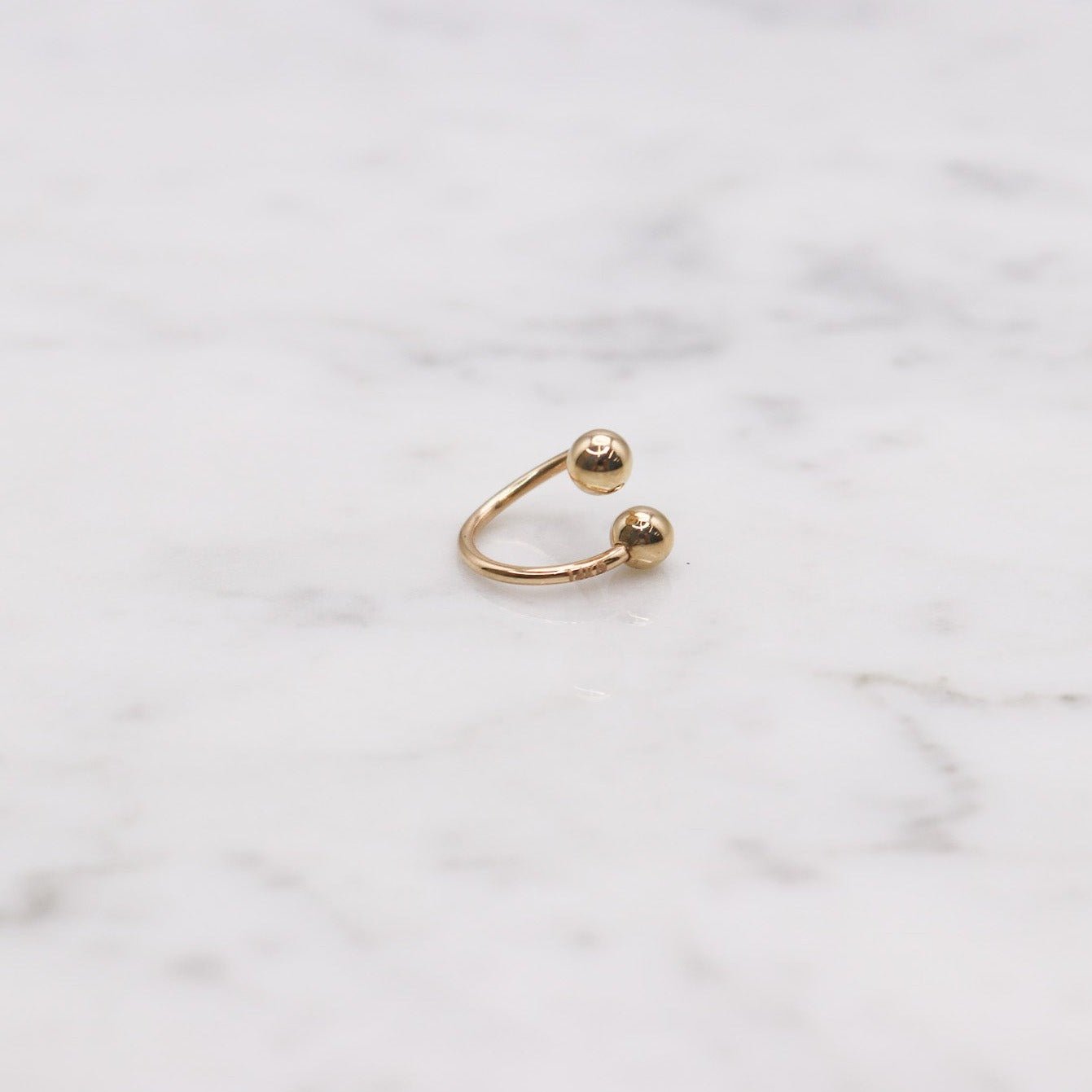 14K Twist Belly Ring - Nolita