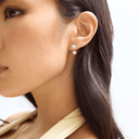 14K Asscher Lab Diamond Earring Jacket - Nolita