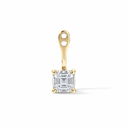 14K Asscher Lab Diamond Earring Jacket - Nolita