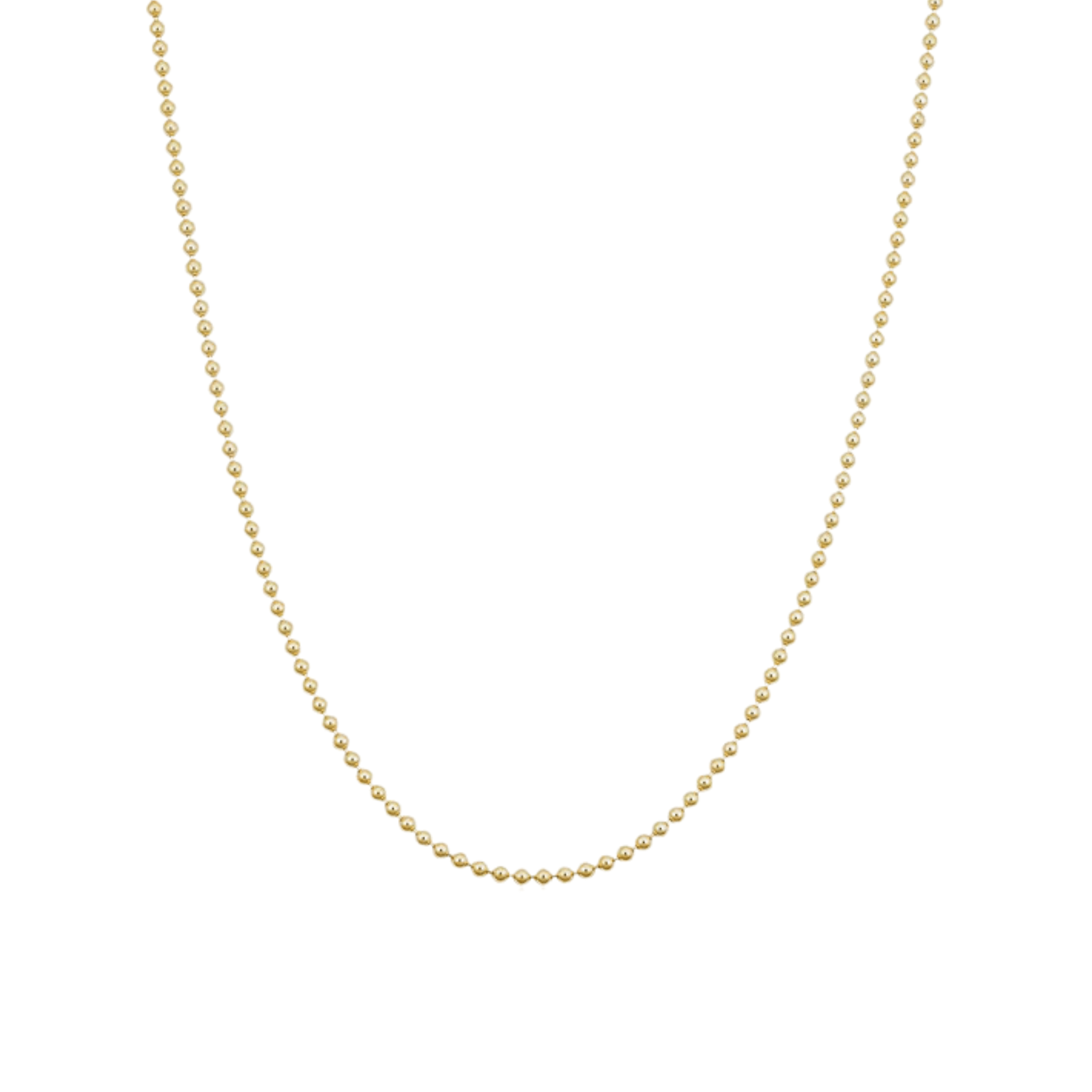 14K Bead Chain Necklace - Nolita