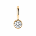 14K Bezel Birthstone Pendant - Nolita