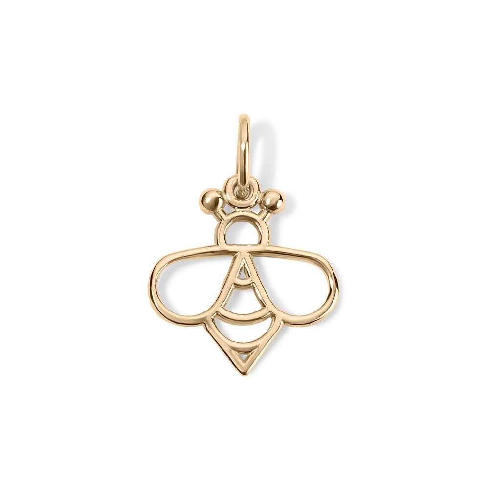 14K Bumble Bee Charm