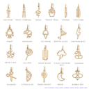 14K Bumble Bee Charm - Nolita