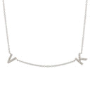 14K Custom Name Diamond Necklace - Nolita