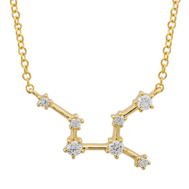 14K Diamond Constellation Necklace - Nolita