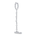 14K Diamond Ear Cuff with Huggie - Nolita
